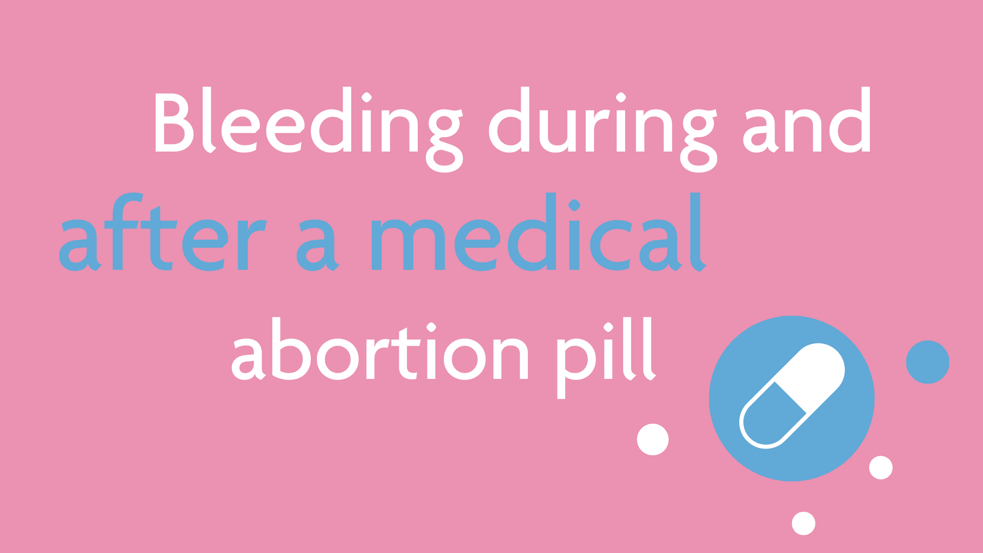 Bleeding abortion pill thumbnail