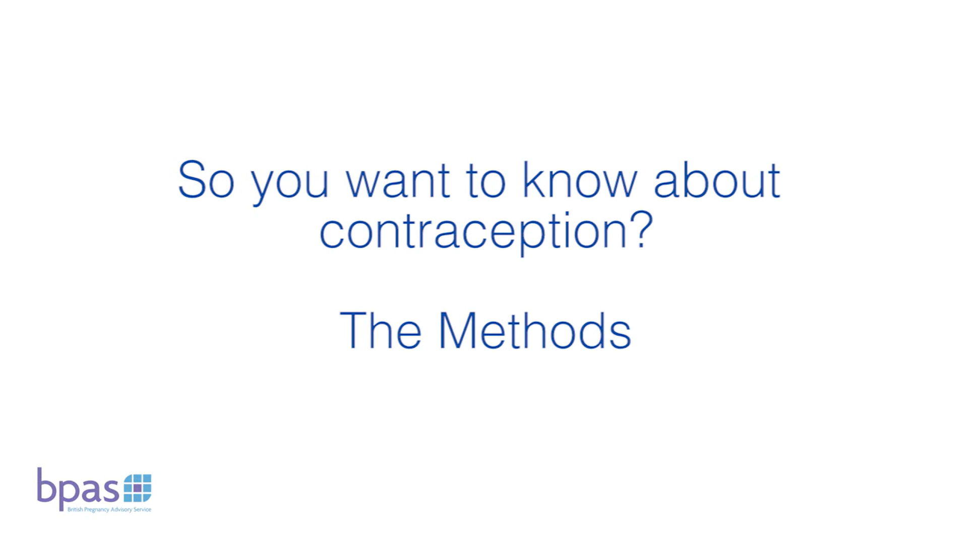 Contraception Methods